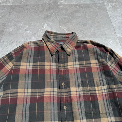90s Lands' End Checkered Flannel Shirt KiiChain Clothing