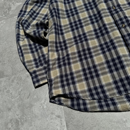 90s Timberland Faded Checkered Long Sleeve Shirt KiiChain Clothing