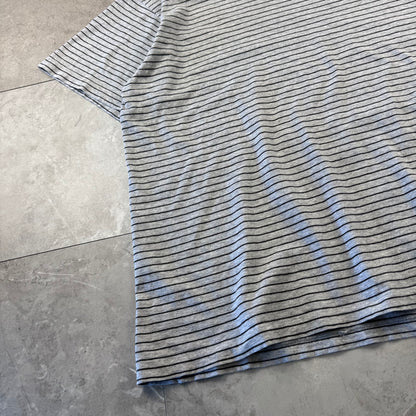 90s Ralph Lauren Gray Border Single Stitch T-Shirt