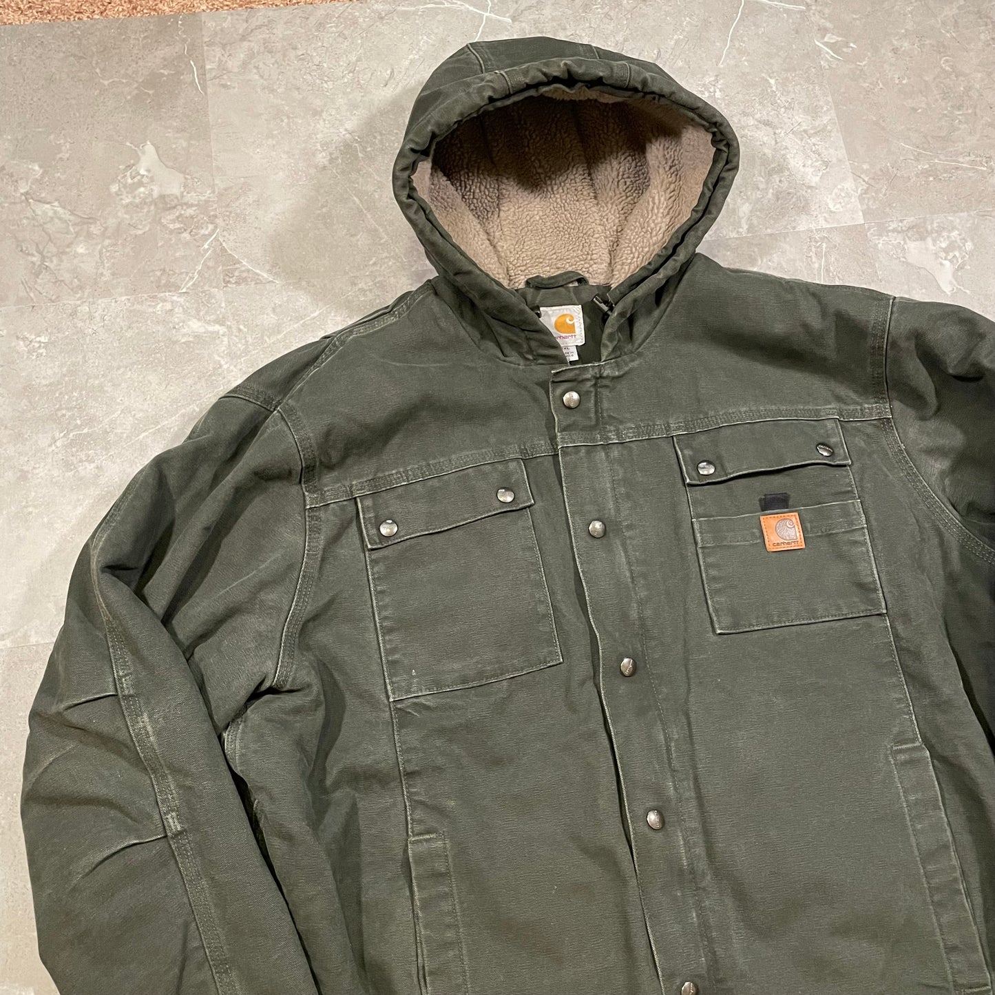 00s Carhartt Hooded Duck Jacket