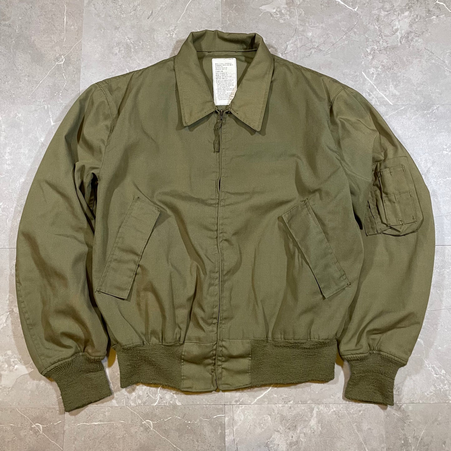 80s Military Made in USA Flight Jacket