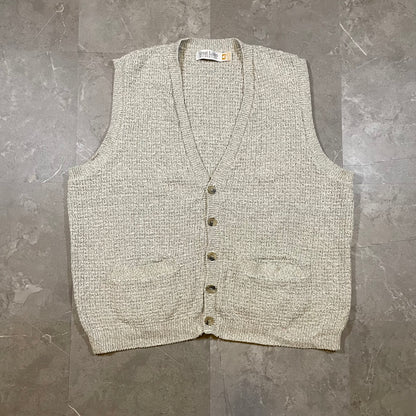 90s Great Lakes Recreations Made in USA Knitted Button-Up Vest