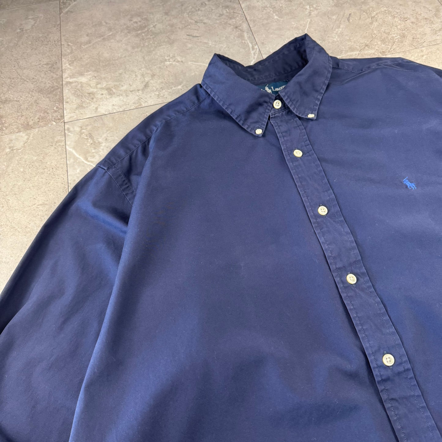 00s Ralph Lauren “Blake” Navy Button Down Shirt