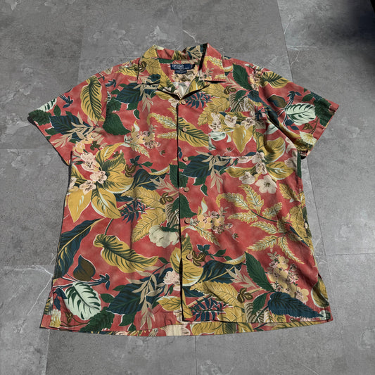 90s Ralph Lauren Rare “Vintage Caldwell” Open Collar Shirt KiiChain Clothing