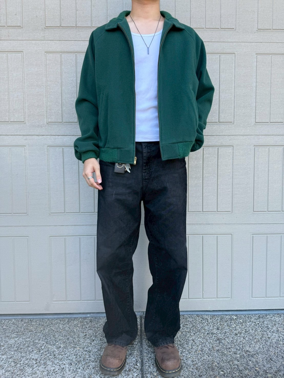 90s Pendleton Made in USA Green Harrington Jacket