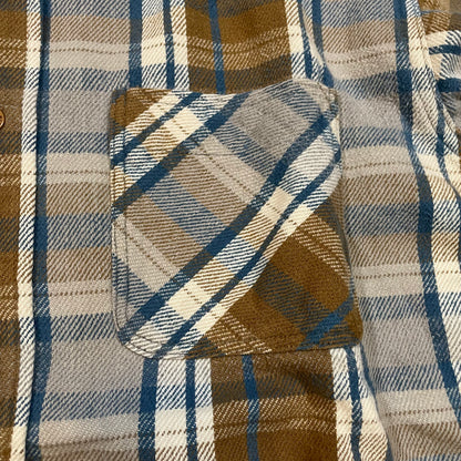 80s Big Mac Brown Checkered Flannel Shirt