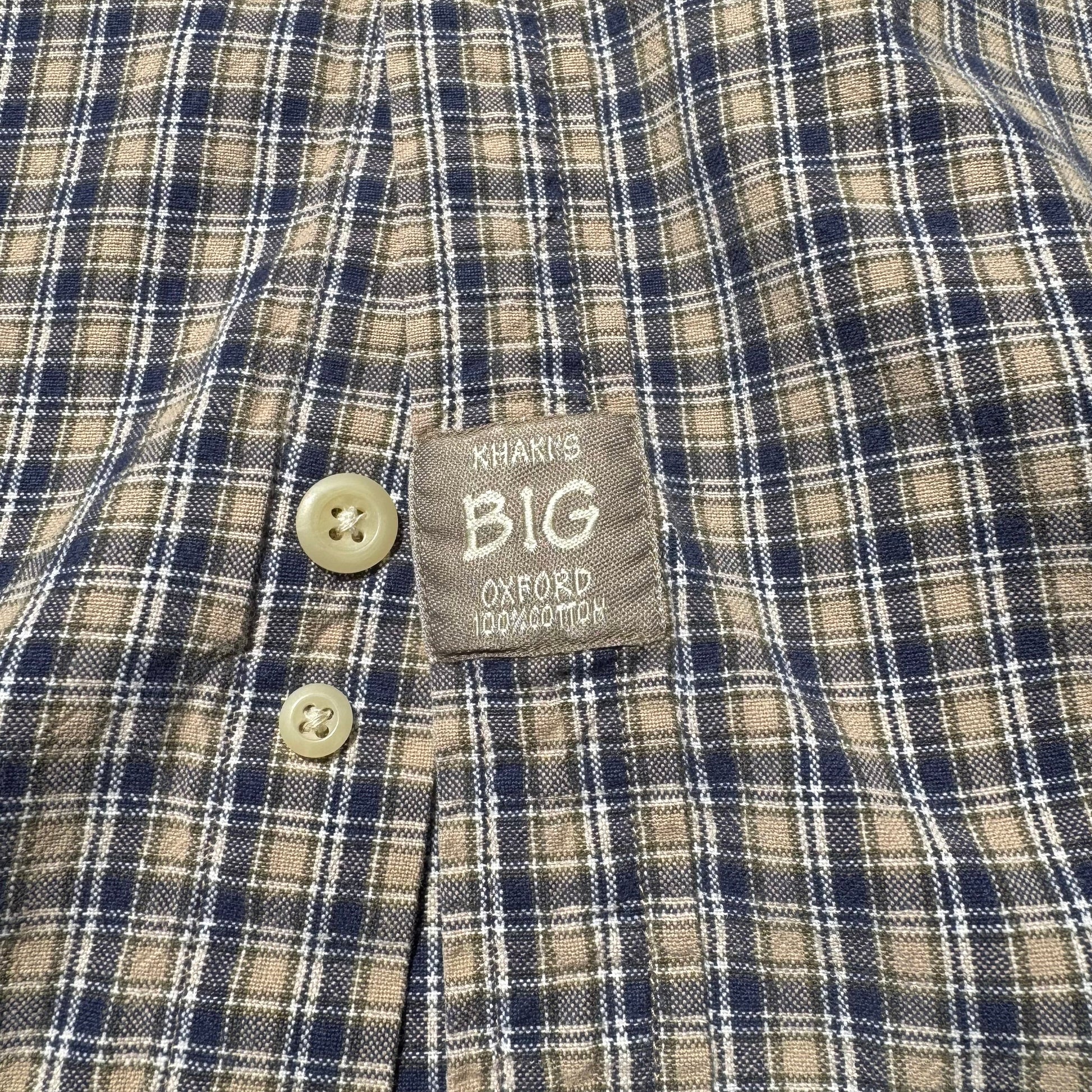 90s-00s Arrow Khaki’s BIG Oxford Checkered Shirt KiiChain Clothing