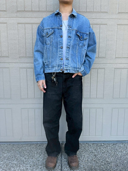 80s-90s Levi's 70507 Type III Made in USA Light Blue Denim Jacket