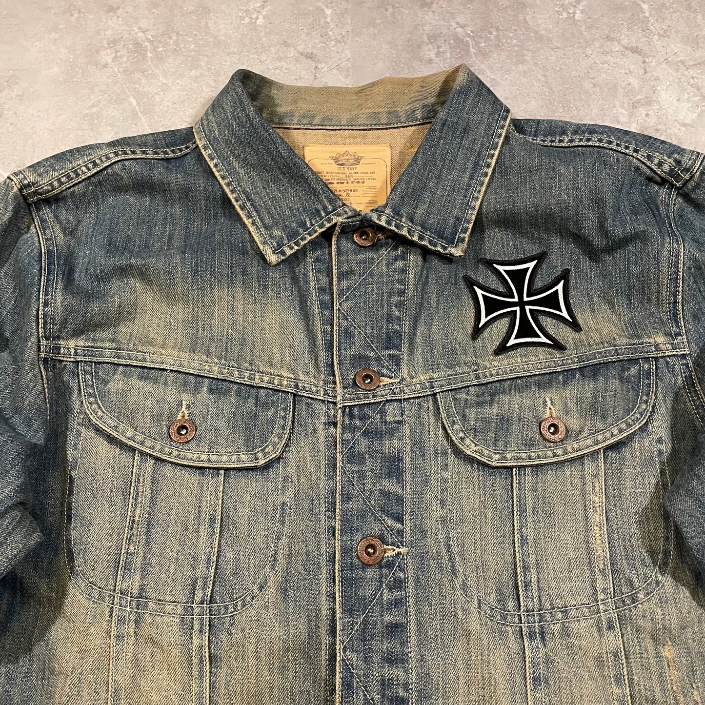 00s Old Navy Patched Denim Jacket