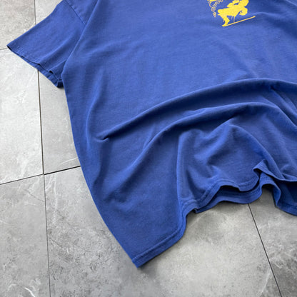 90s-00s Gildan La Guenze Cantillon C’est Bon Blue Graphic T-Shirt