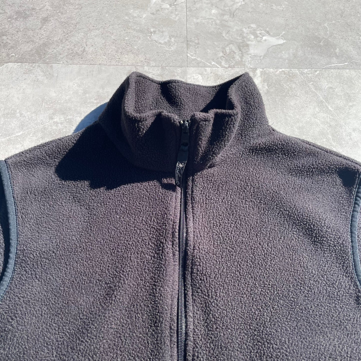 90s-00s Woolrich Polar-Tec Made in USA Black Fleece Vest