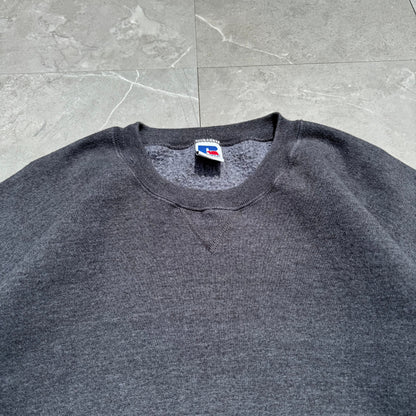 90s Russell Athletic Made in USA Dark Gray Sweatshirt KiiChain Clothing