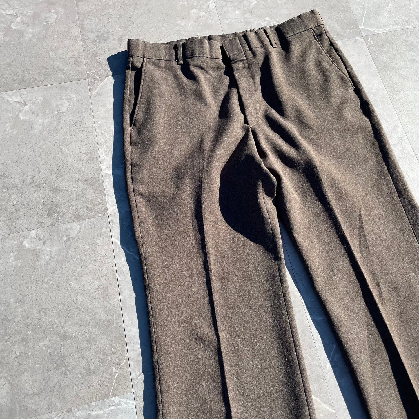 80s Levi's Made in USA Brown Action Slacks