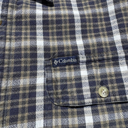 00s Columbia Checkered Double Pocket Shirt KiiChain Clothing