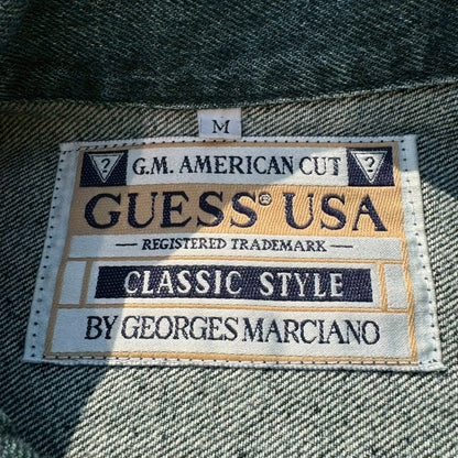 90s Guess Made in USA Dark Blue Denim Jacket