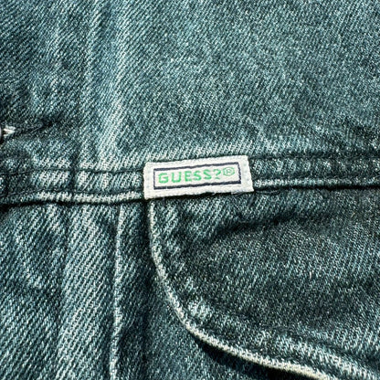 90s Guess Made in USA Dark Blue Denim Jacket