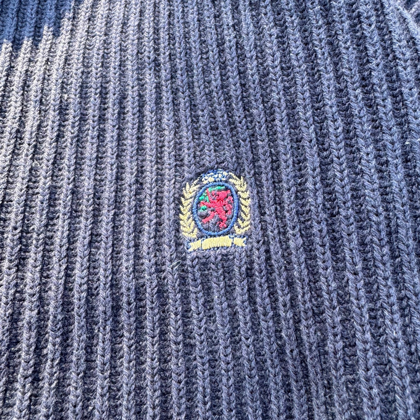 90s Tommy Hilfiger Ribbed Knit Sweater
