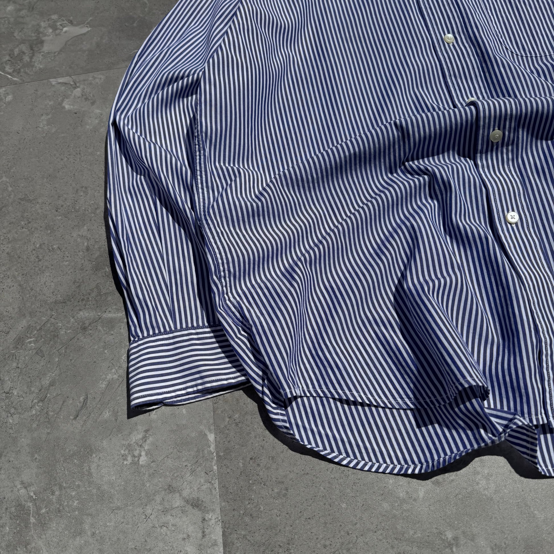 90s Tommy Hilfiger Blue Stripe Button Down Shirt KiiChain Clothing