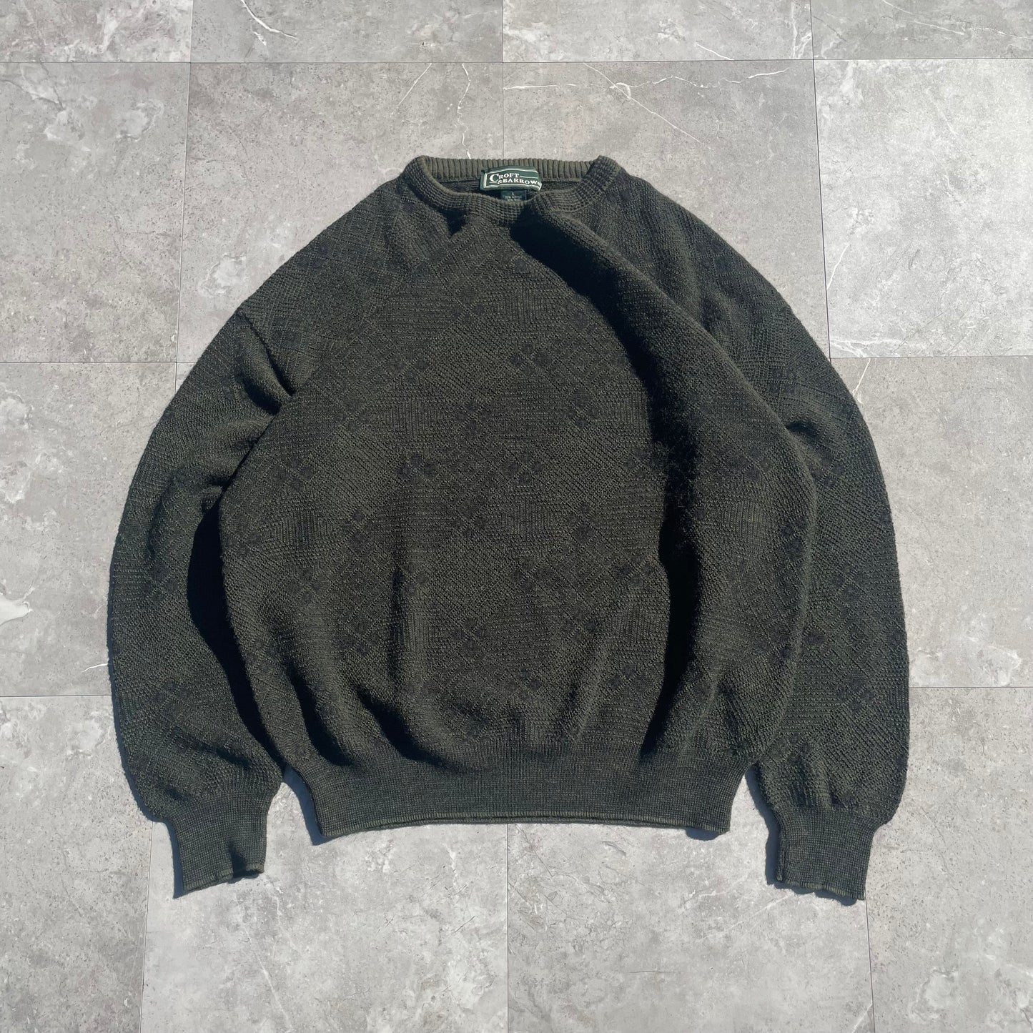 90s Croft & Barrow Wool-Acrylic Made in Italy Design Knit