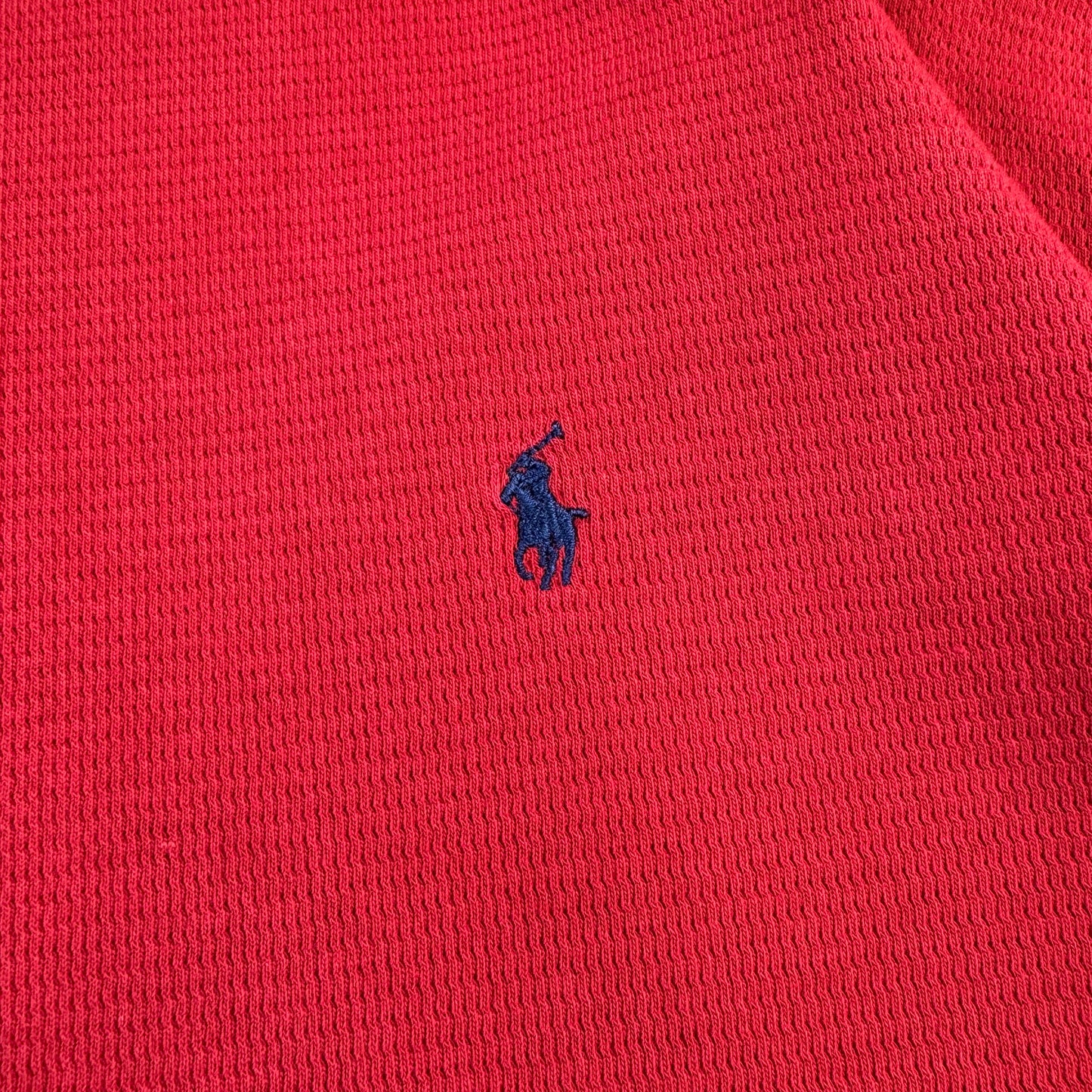 00s Polo Ralph Lauren Red Long Sleeve Thermal