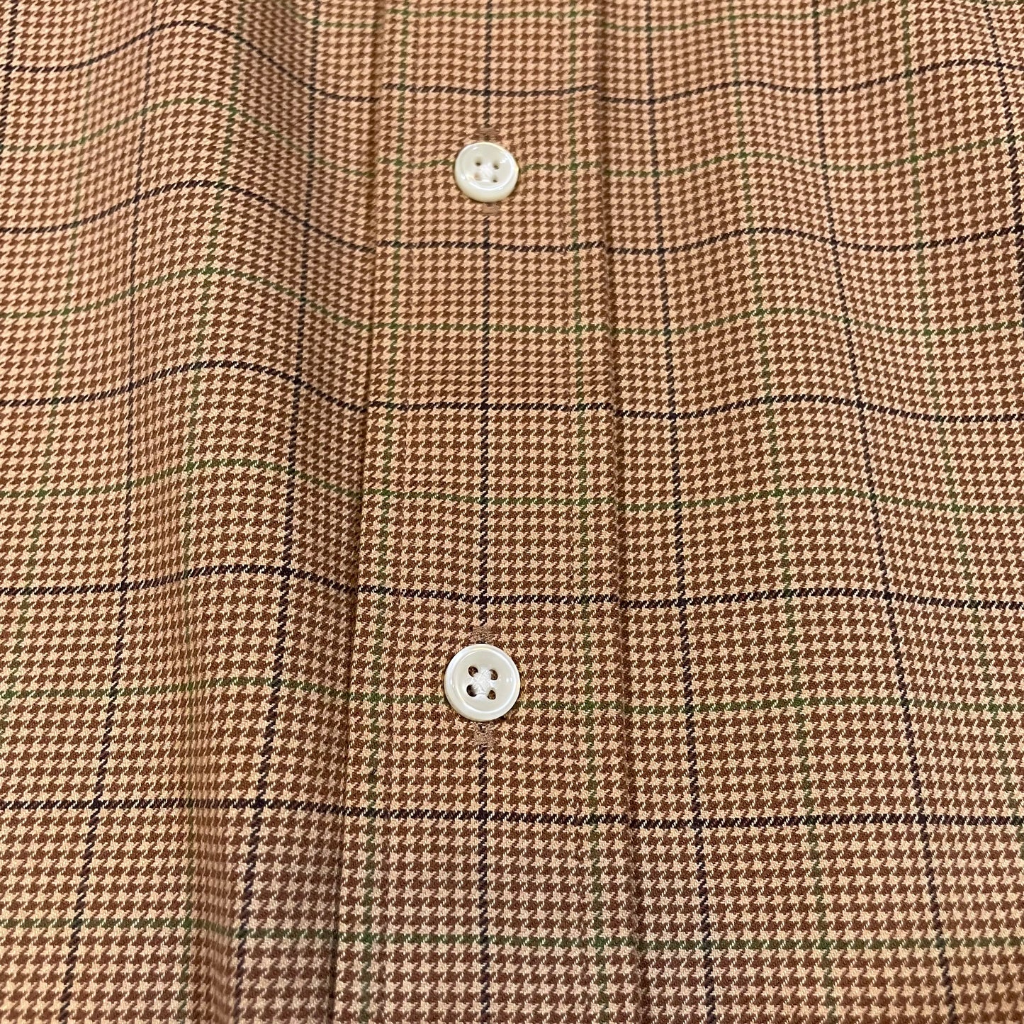 90s Ralph Lauren Brown Checkered Shirt