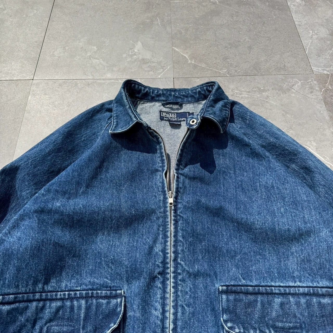 80s-90s Ralph Lauren Rare Dual Pocket Denim Swing Top Jacket