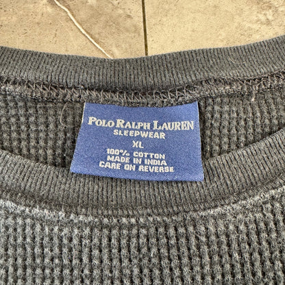 00s Polo Ralph Lauren Black Long Sleeve Thermal