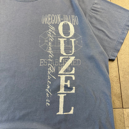 00s Oregon-Idaho Ouzel Blue Graphic T-Shirt