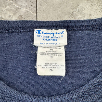 00s Champion USA Navy Heavyweight T-Shirt