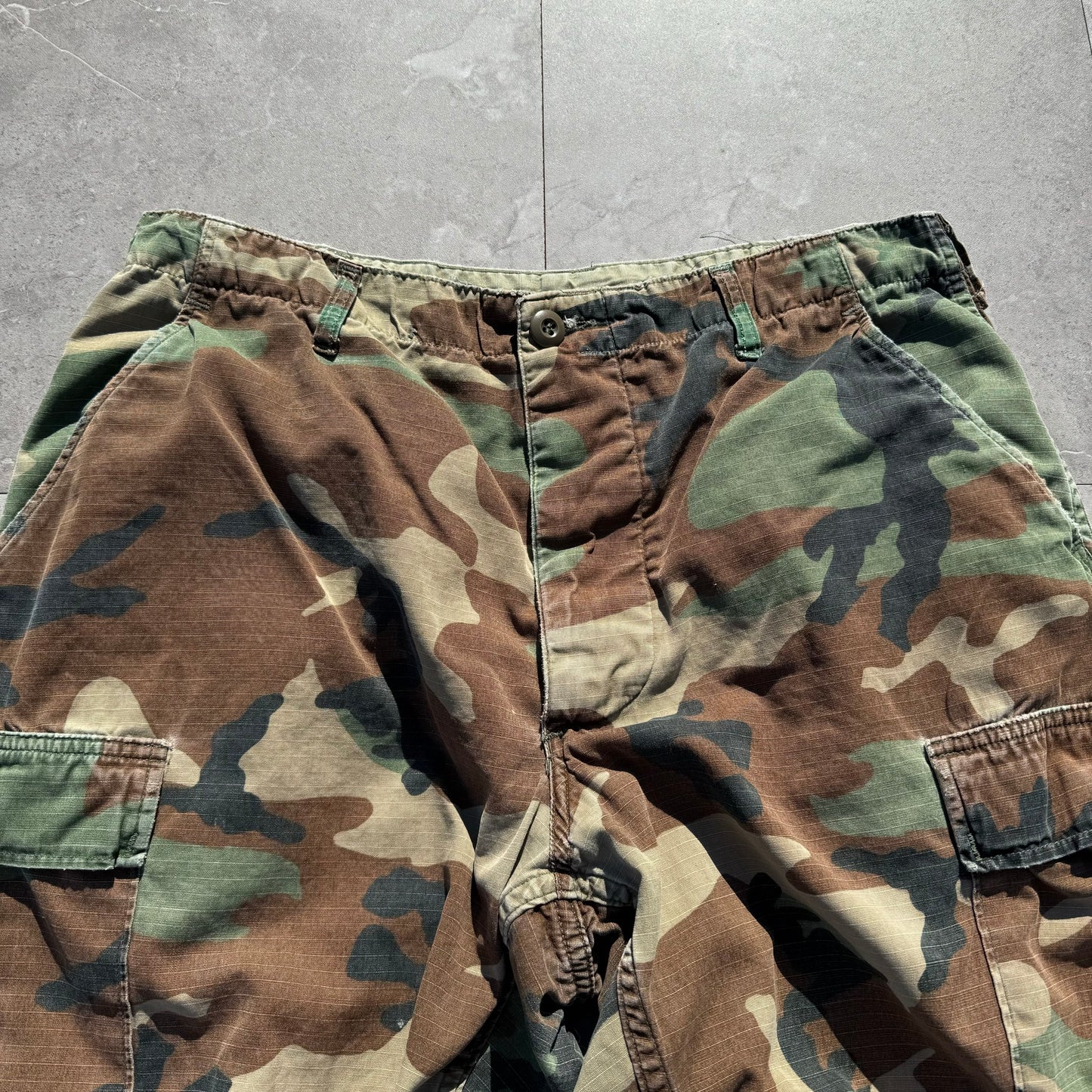 80s US Army 1988 Woodland Camouflage Military Pants