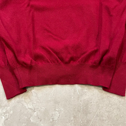 60s-70s Ballantyne Made in Scotland Cashmere V-Neck Sweater