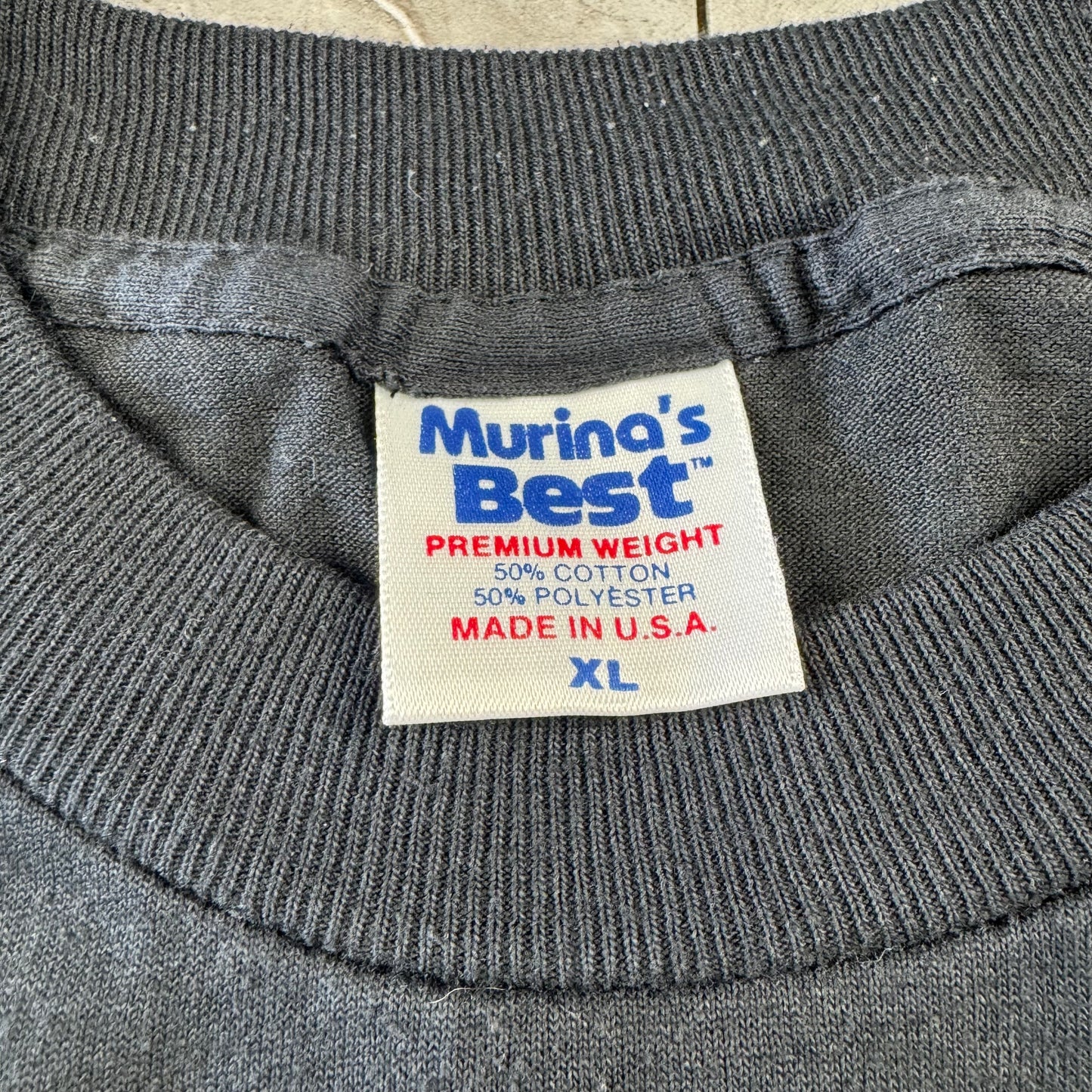 80s-90s Murina’s Best Premium Weight D.A.R.E. Black Single Stitch Graphic Made in USA T-Shirt