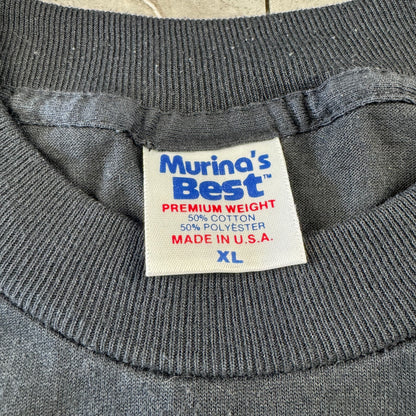80s-90s Murina’s Best Premium Weight D.A.R.E. Black Single Stitch Graphic Made in USA T-Shirt