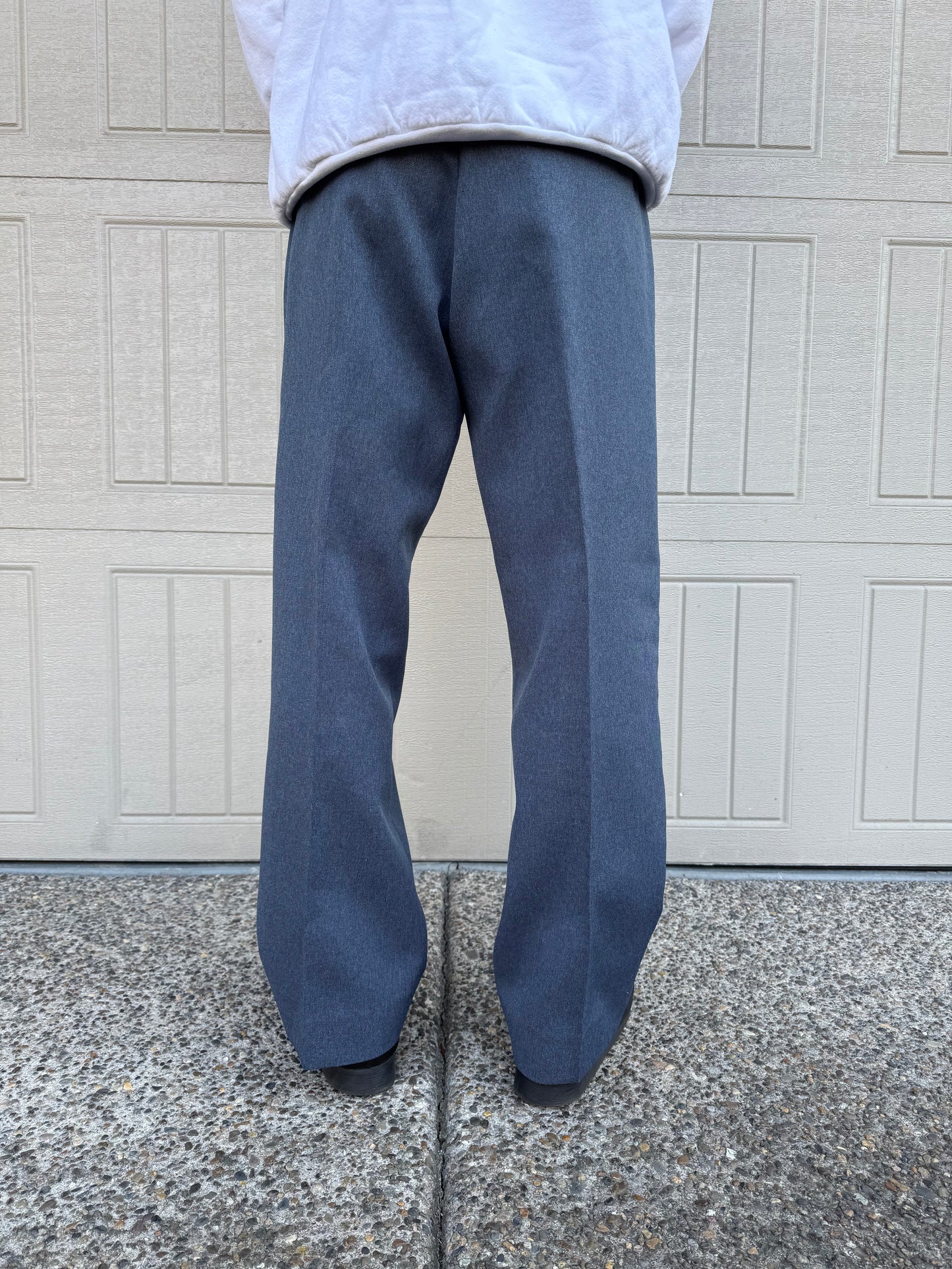 80s Levi's Blue/Grey Made in USA Action Slacks