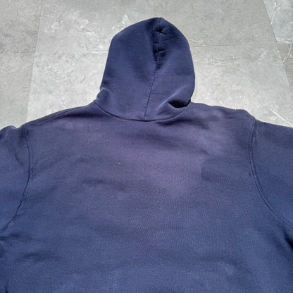 90s-00s Nike Center Logo Sun-Faded Navy Hoodie KiiChain Clothing