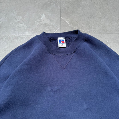 90s Russell Athletic Navy Crewneck Sweatshirt KiiChain Clothing