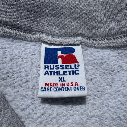 90s Russell Athletic Made in USA Half-Zip Gray Sweatshirt KiiChain Clothing