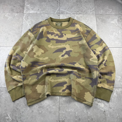 00s Old Navy Camo Long Sleeve Heavyweight Thermal