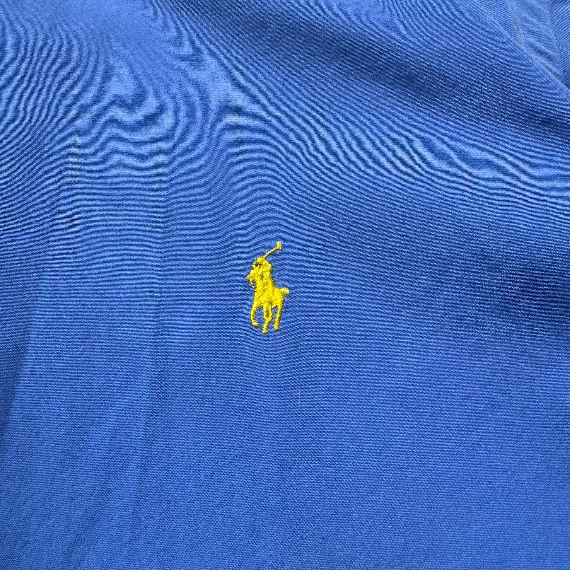 90s-00s Ralph Lauren “Classic Fit” Blue Button Down Short Sleeve Shirt KiiChain Clothing