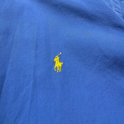 90s-00s Ralph Lauren “Classic Fit” Blue Button Down Short Sleeve Shirt KiiChain Clothing