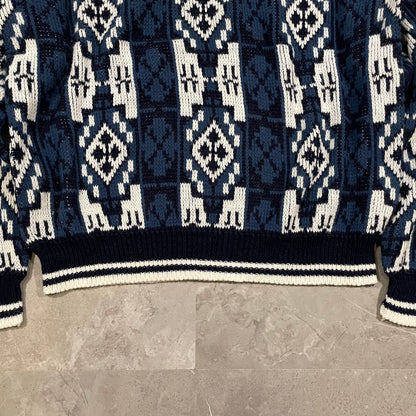 90s McGregor Acrylic Design Knitted Sweater