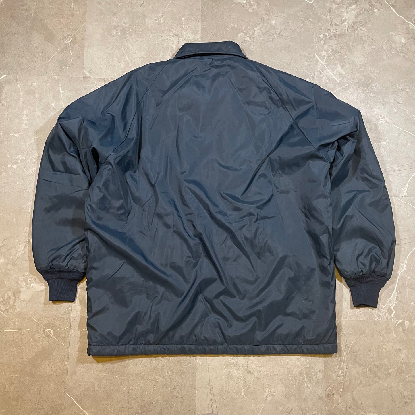 90s Dunbrooke Pla-Jac Blue Bird Made in USA Nylon Coach Jacket