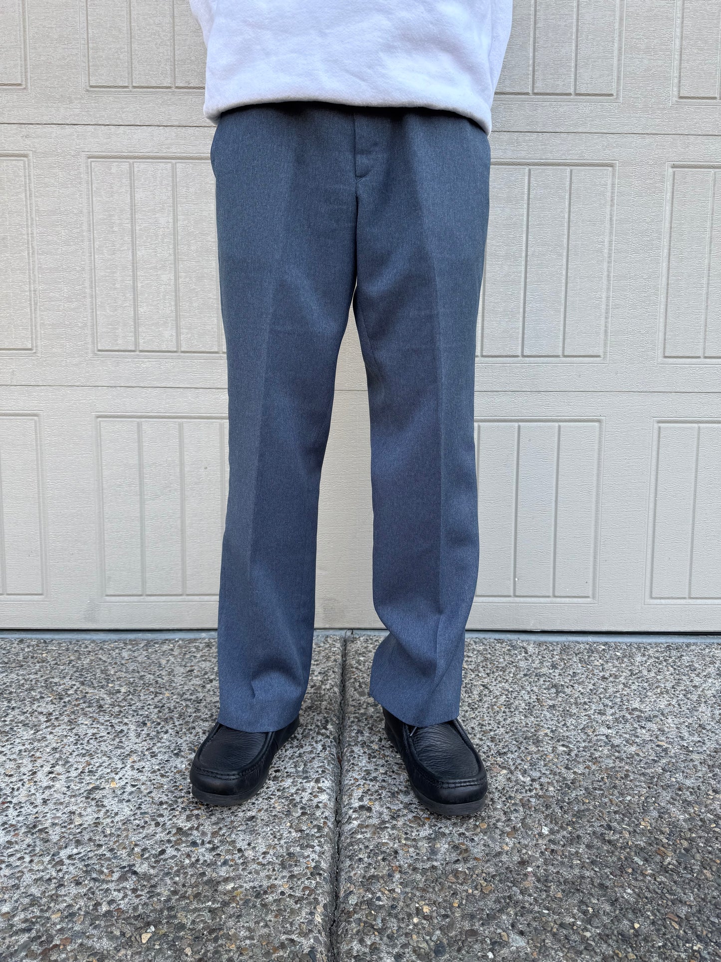 80s Levi's Blue/Grey Made in USA Action Slacks