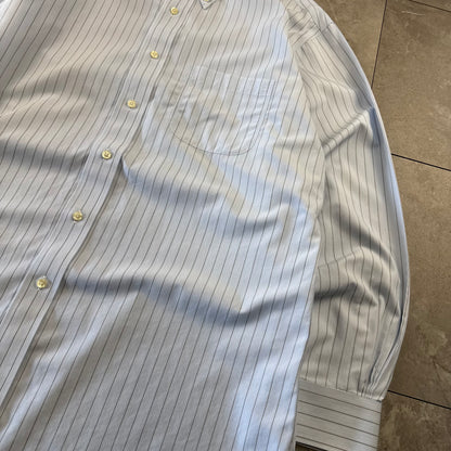 00s Brooks Brothers “Regent” Light Blue Striped Button Down Shirt