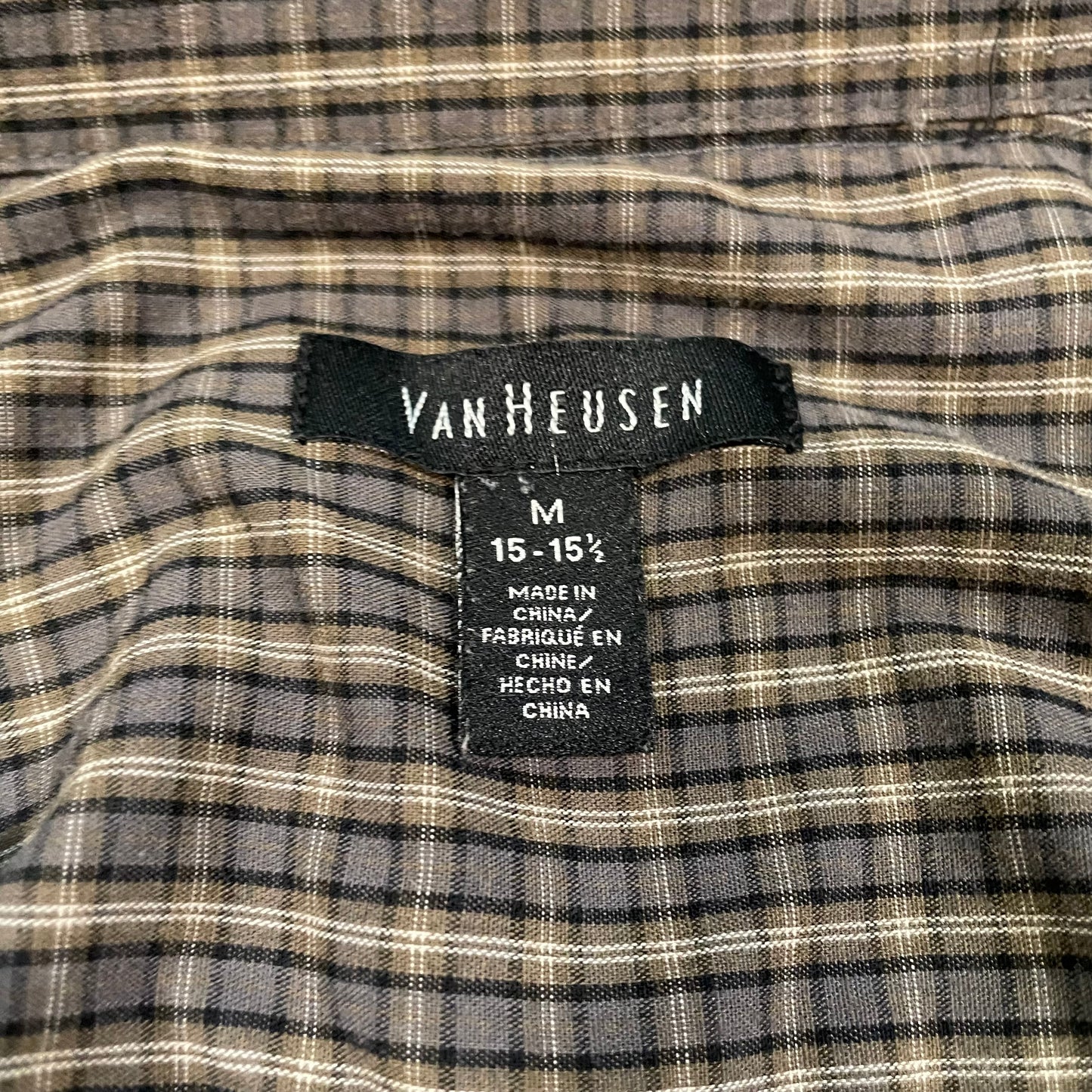 00s Van Heusen Checkered Shirt