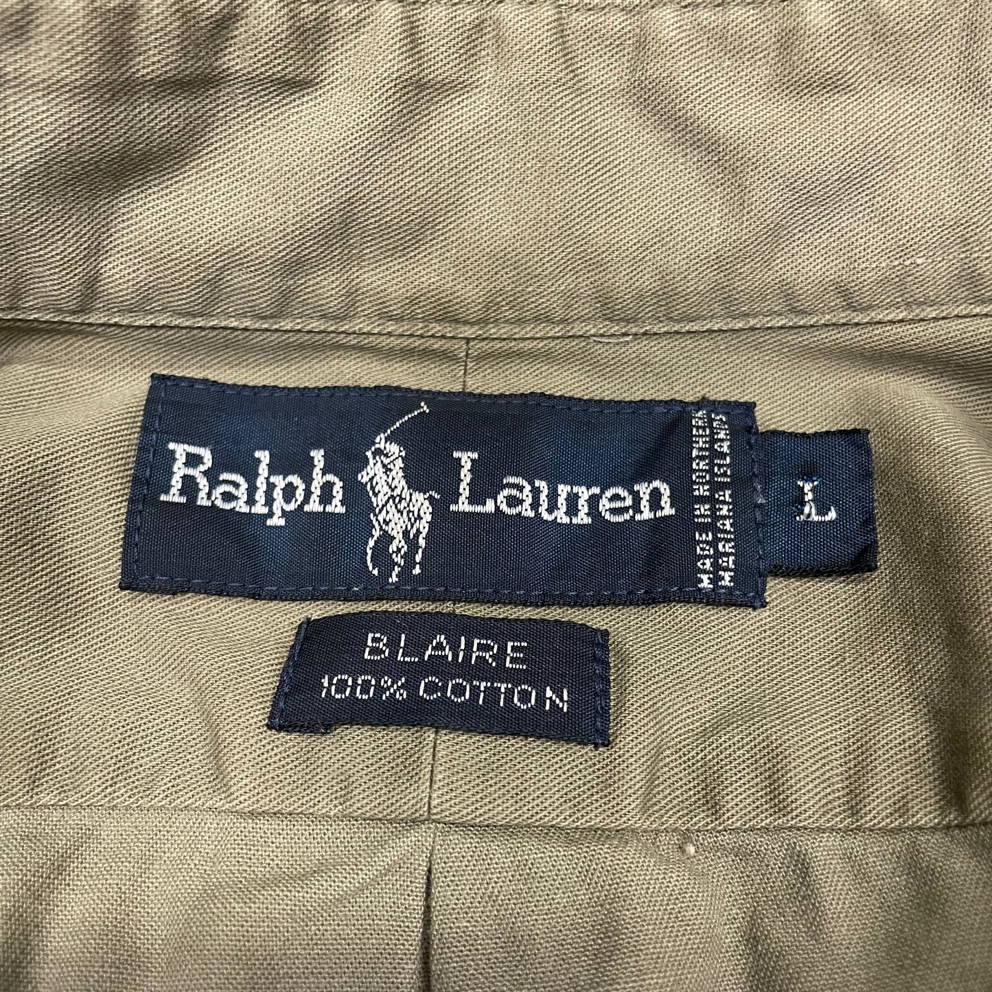 90s Ralph Lauren Blaire Brown Shirt