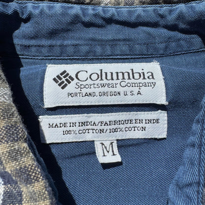 00s Columbia Checkered Double Pocket Shirt KiiChain Clothing