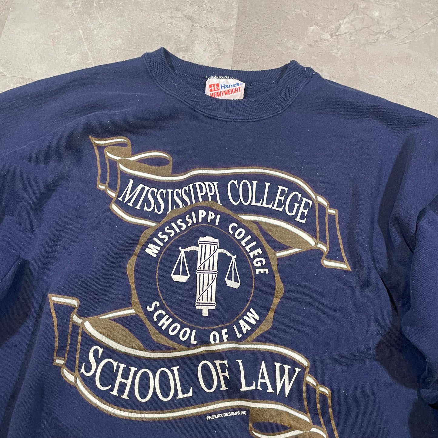 90s Hanes Mississippi School of Law Made in USA Sweater