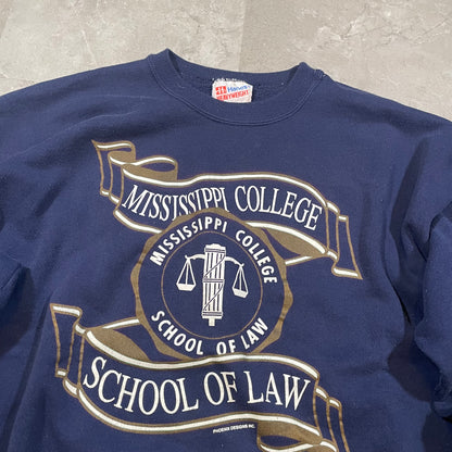 90s Hanes Mississippi School of Law Made in USA Sweater