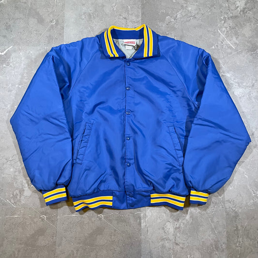 90s Hartwell Made in USA Nylon Varsity Jacket